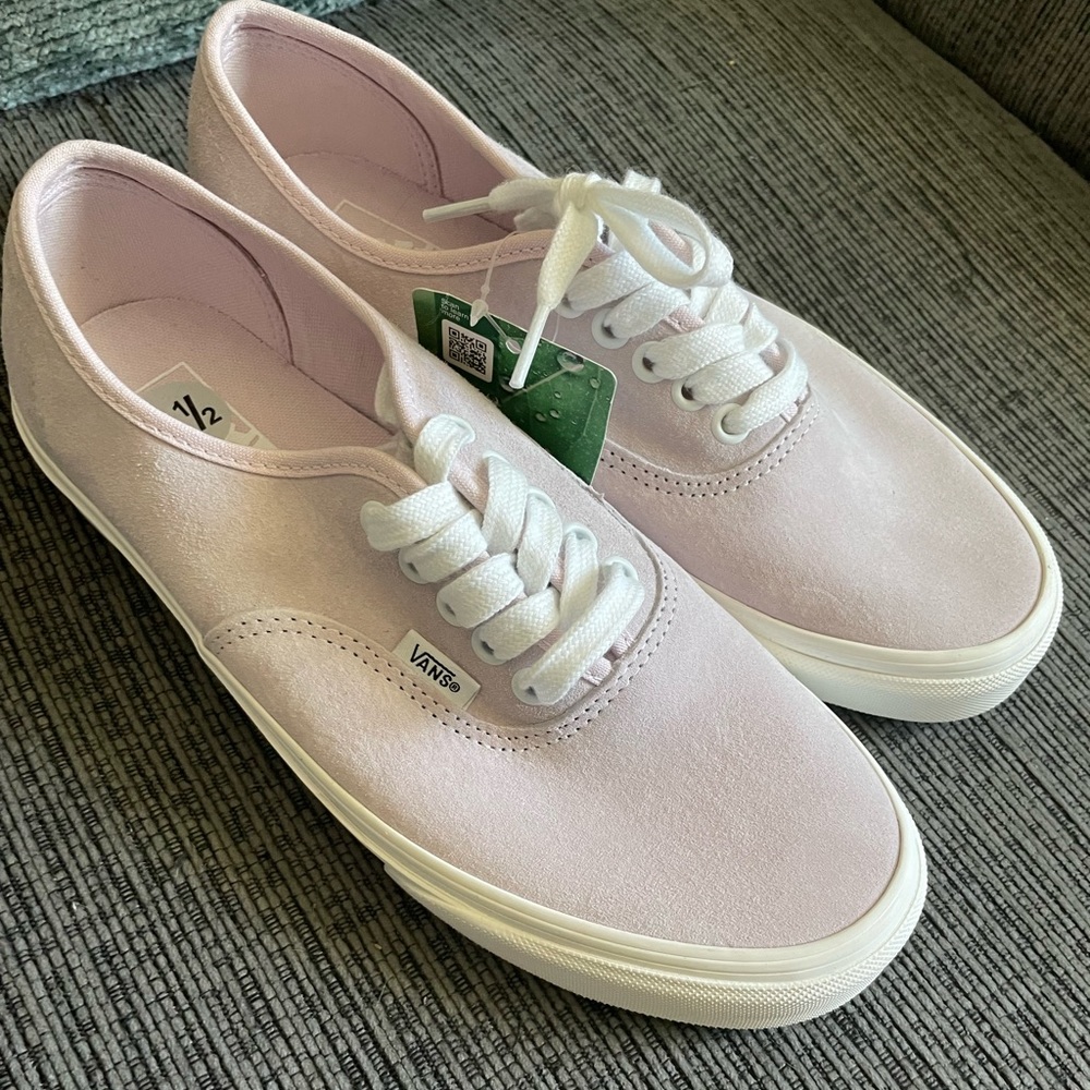 Womens light purple suede vans sz 9.5